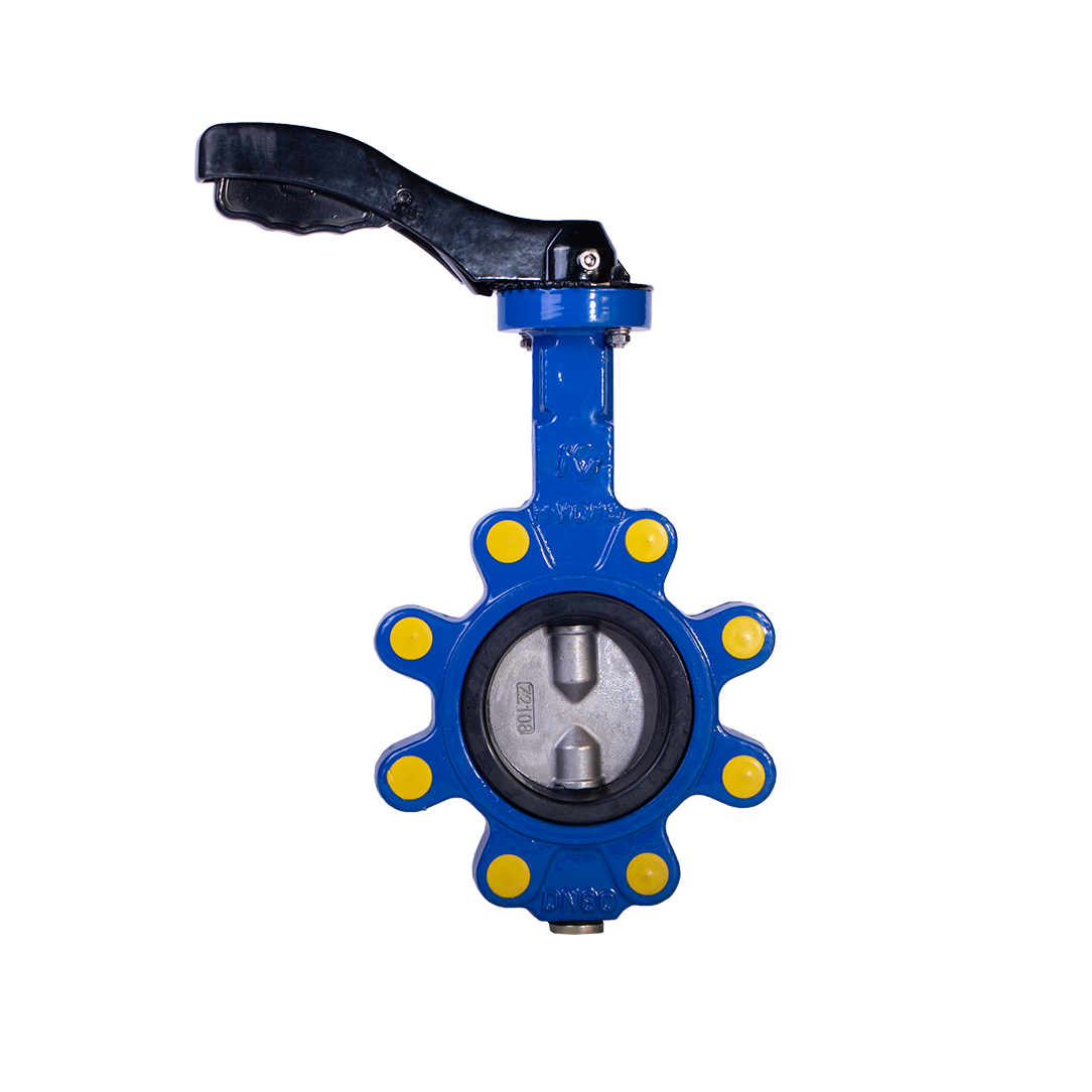 شیر پروانه لاگ بدنه چدنی دیسک استیل  - مقاوم و صنعتی | بردیا صنعت